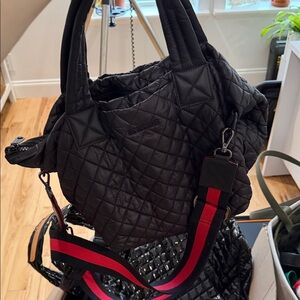 MZ WALLACE Black Quilted small-medium Women's Bag